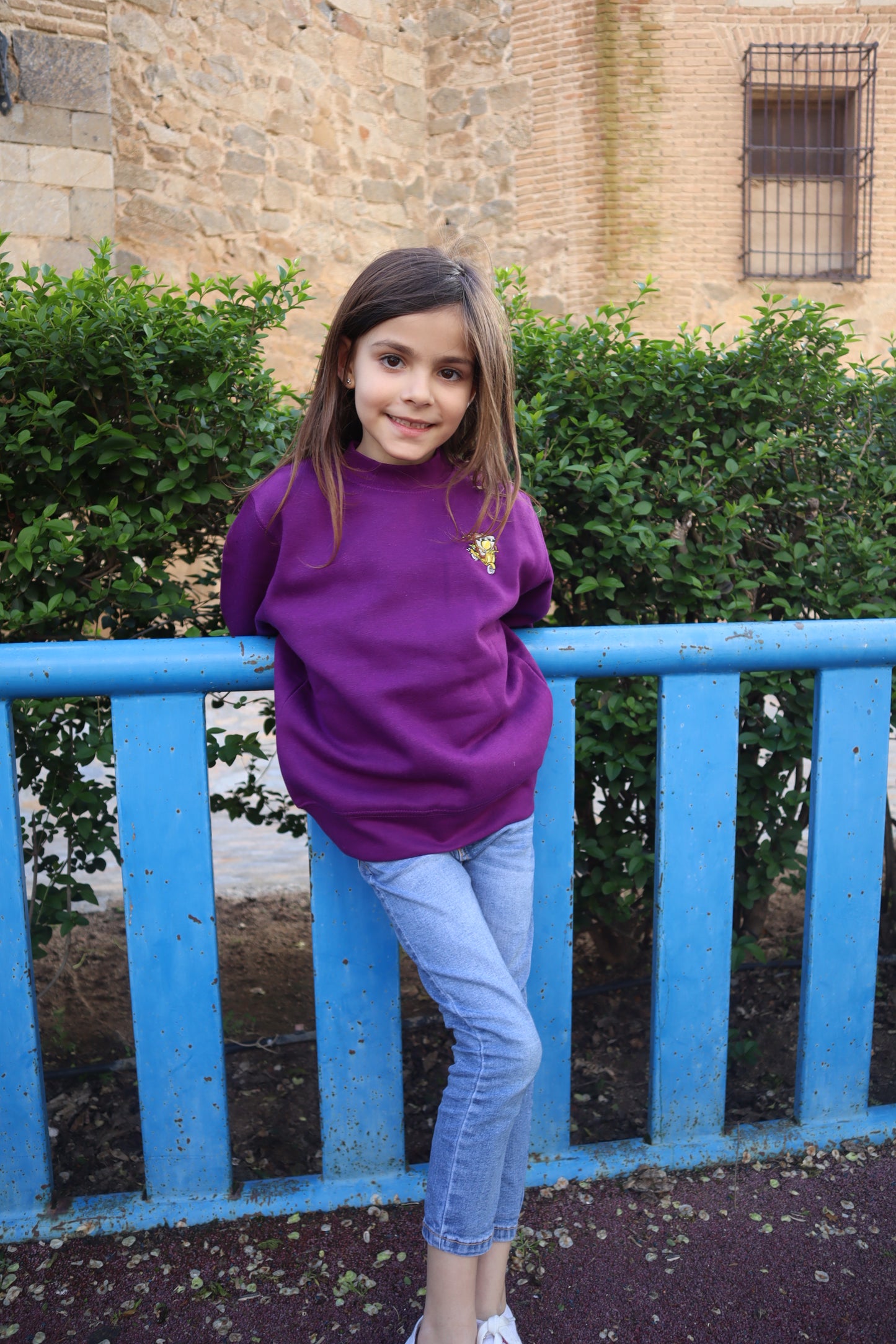 Sudadera morada