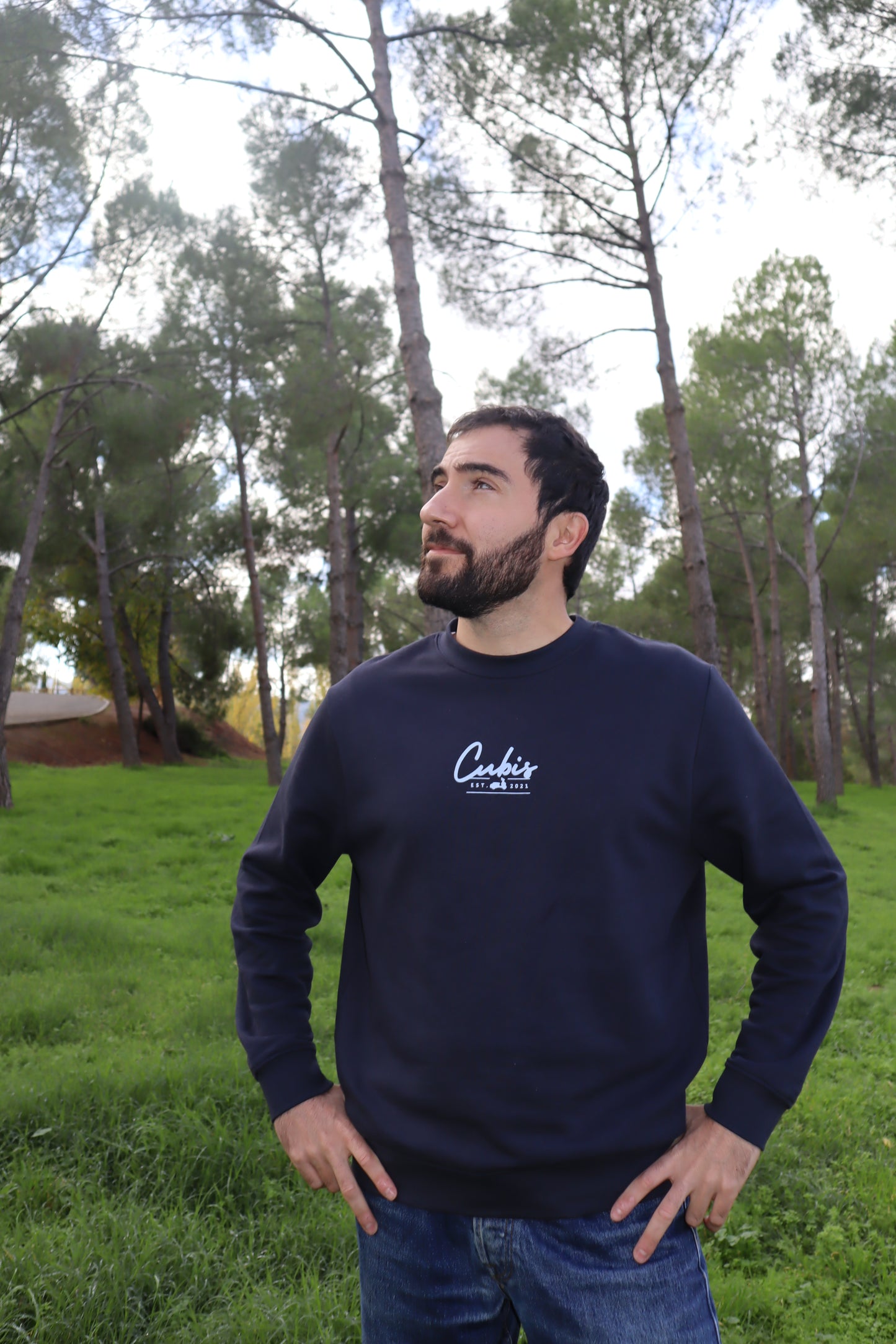 Sudadera Azul 100% Algodón