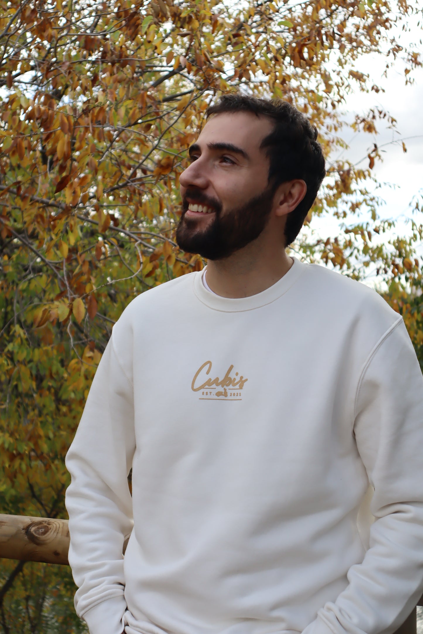 Sudadera Blanco Vintage