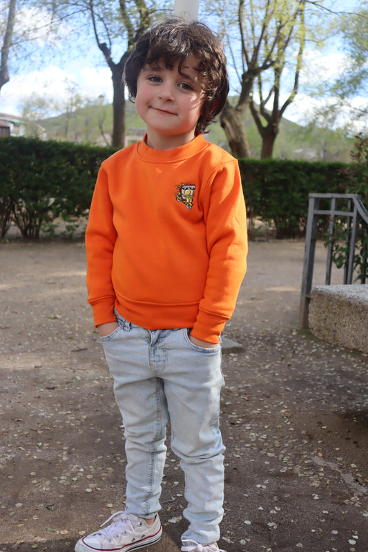 Sudadera naranja